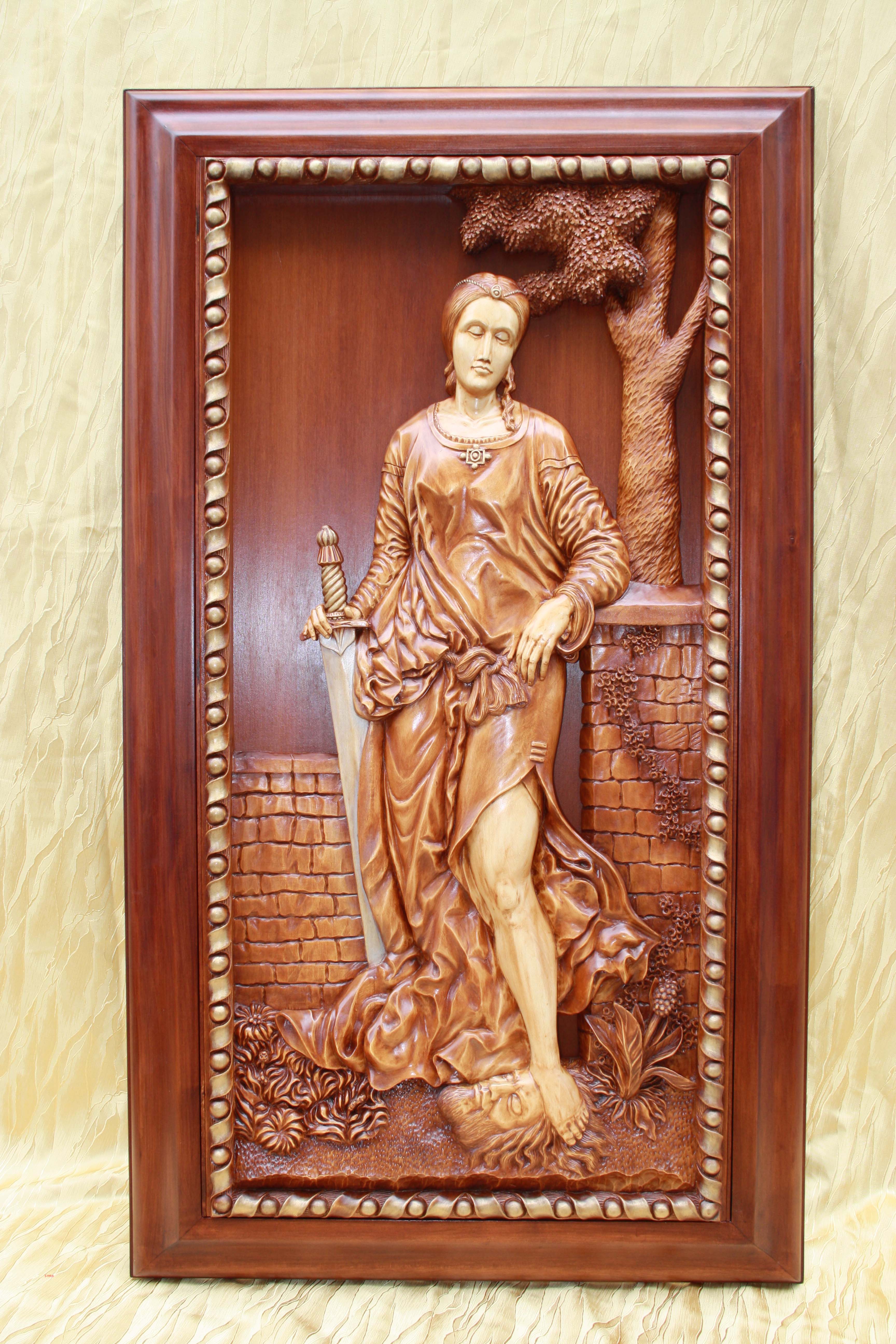 Резная Картина «Юдифь» 144х65СМ Резная Картина «Юдифь» 144х65СМ